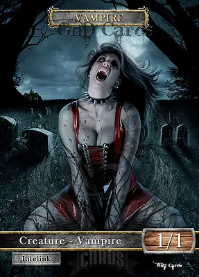 3x Vampire #4 Custom Altered Tokens GnD Cards • $5.99