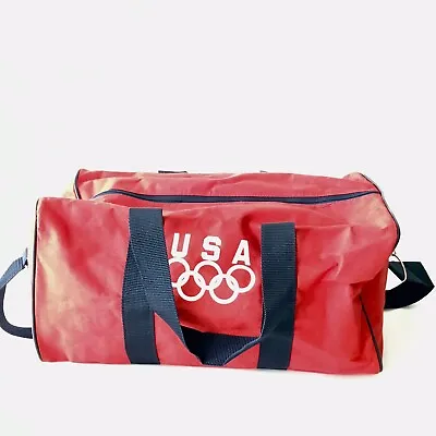 Rare Vintage 1988 Olympics USA 16.5  Duffle Red Bag • $15