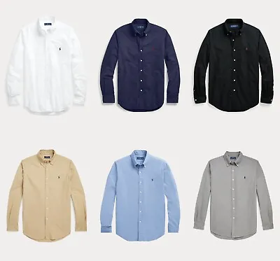 Ralph Lauren Polo Men's Long Sleeve Garment Dyed Classic Fit Oxford Shirts • $89.99