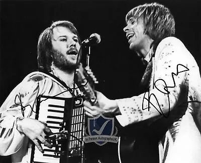 Benny Andersson Bjorn Alvaeus ABBA Signed 10x8 Photo AFTAL OnlineCOA • £131.25