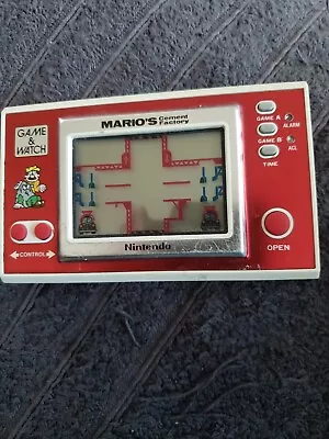 Nintendo Game And Watch Mario's Cement Factory Retro Hand Held Game Working • $87.12