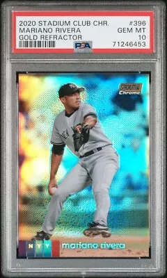 2020 Topps Stadium Chrome Mariano Rivera Gold Psa 10 39/50first Stadium Chrome • $99.99