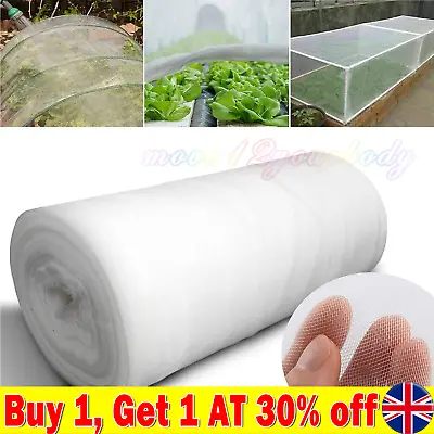 15M INSECT SCREEN NETTING NET Fine Woven 60Mesh Anti Butterfly Fly-Bug GardenUK • £5.55