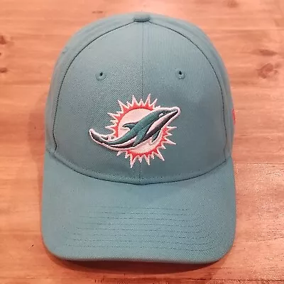 Miami Dolphins Hat Cap Strap Back Green New Era One Size 9Forty NFL Football • $17.05