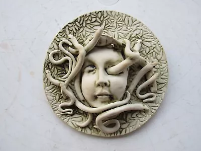 Signed Handmade Ceramic Medusa Wall Hanging • $110