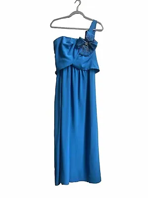 Vintage Victoria Royal LTD Embellished Beaded Gorgeous One Shoulde Dress Size: 8 • $68