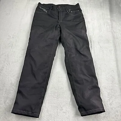 BUSE Motorcycle Pants Size XL Black Bike Moto • $27.19