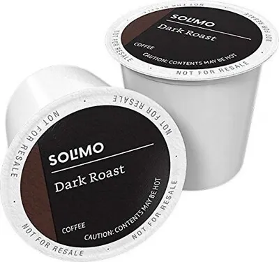 Solimo Dark Roast Coffee Pods Amazon Brand Compatible With Keurig 2.0 100 Ct  • $34.99