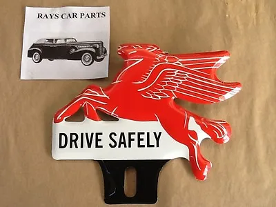 New Pegasus Drive Safely License Plate Topper  Ford Chevy Buick 37 38 39 40 41 • $24.99