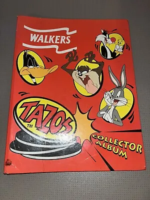 Tazos Walkers Looney Toons Complete Collector Album With 21/50 + 4 Starwars Tazo • £29.50