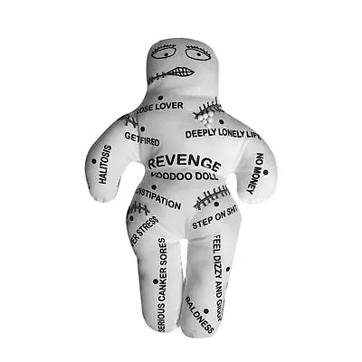 White Personalized Voodoo Doll Fun Frustration-Relieving Doll Toy With 6pcs Pins • $12.05