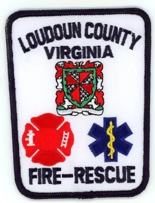 Virginia Va Loudoun County Fire Rescue Dept Nice Shoulder Patch Police Sheriff • $4.99