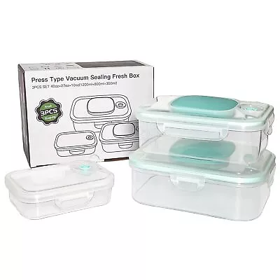 Vacuum Seal Food Storage Containers With Lids AirtightBPA FreeVacuum Bento ... • $50.38