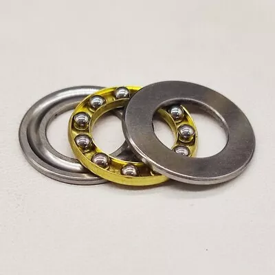 Thrust Ball Bearing Miniature High Precision Flat Steel Bearings 3 Part • $12.22