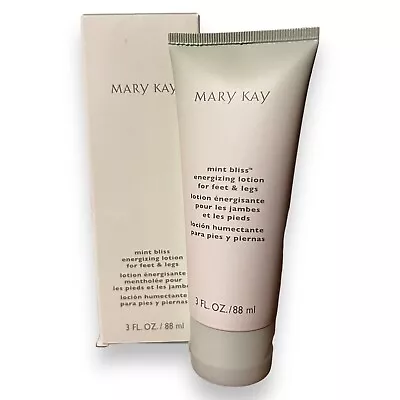 Mary Kay Mint Bliss Energizing Lotion For Feet And Legs 3 Fl Oz Full Size New • $9.95