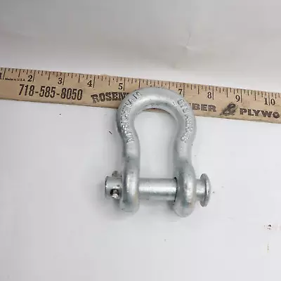 MPS Anchor Shackle Galvanized Steel 30000 Lb 5/8  M-0335-20M • $9.20