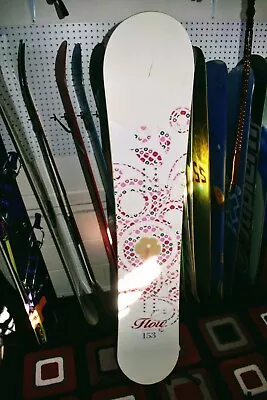 Flow Snowboard 153CM White (can Add Bindings / Boots) • $160