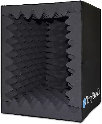 Troystudio Portable Sound Recording Vocal Booth Box - |Reflection Filter & Micro • $44.97