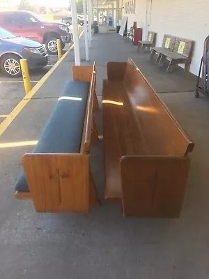 Lot Of 13 10’ Long Church Pews • $400