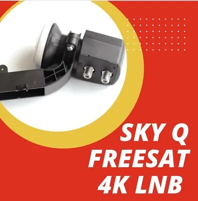 New Sky Q Lnb Freesat Lnb 4k Wideband 2 Port Lnb Original Lnb • £9.99
