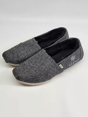 Toms Women's Shoe Grey Size 9.5 Let It Snow Embroidery  • $12