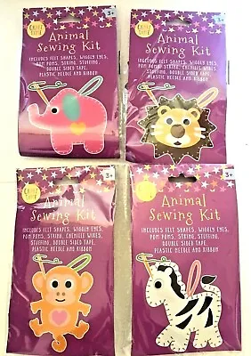 Sewing Kit Felt Children Children Gift  Animal Art Craft  Make Your Own Pupet • £3.29