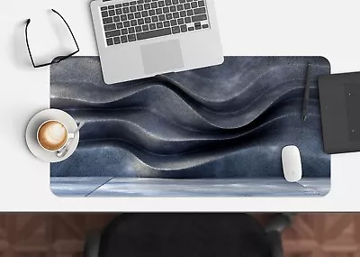 £83.99 • Buy 3D Stereoscopic Wave 2 Texture Non-slip Office Desk Mouse Mat Big Keyboard Game