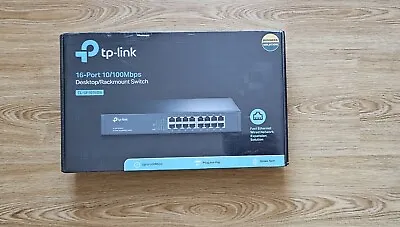 TP Link 16 Port 10/100Mbps Switch TL-SF1016DS BRAND NEW  • £17.99