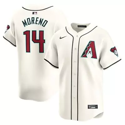 Arizona Diamondbacks Gabriel Moreno Nike White Home Official MLB Limited Jersey • $324.99