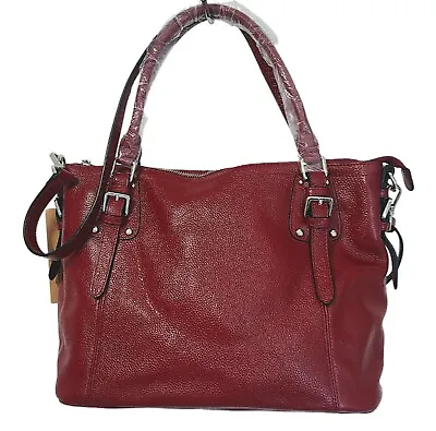 S-ZONE Women Genuine Leather Satchel Handbag Work Tote Shoulder Purse Crossbody  • $136.51