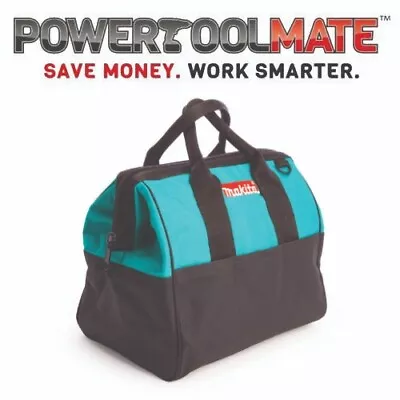 Makita 821005-X  14  36cm Open Mouth LXT Tool Bag Holdall Blue & Shoulder Strap • £22.99