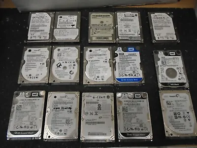 LOT Of 5 IDE/and 10 SATA 2.5  Laptop Hard Disk Drives 40GB-320GB TESTED • $120