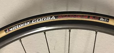 Vittoria Corsa G2.0 Competition 700x25C Two (2) Clincher Tires Tan Wall • $50