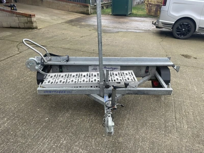 £750 • Buy Armitages Transverse Motorcycle Trailer With Ramp Amd Hand Winch