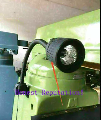 CNC Bridgeport Milling Machine Part Headlight Black Quartz Light 24V 35W • $0.01