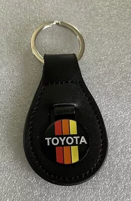 Toyota Leather Key Ring Mr2 Ae86 Land Cruiser Celica Jdm Trd Supra Corolla Fj40 • $17.99