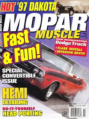 Mopar Muscle 1996 Oct/nov - Convertibles Pace Car • $11.95