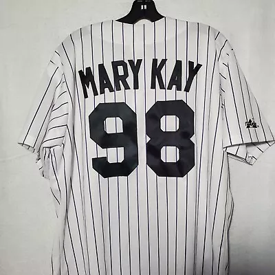 Colorado Rockies Jersey  Women’s Large Mary Kay #98 Majestic Purple Striped • $119.97