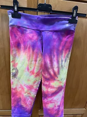 Margarita 2 Israel Tie Dye Crop Polyamide Elastane Leggings • $11.99