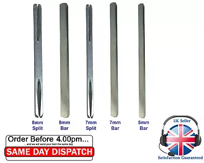 Door Handle Spindle Bar Plain Or Split Length 10mm-150mm For Doors Or Windows • £6.09