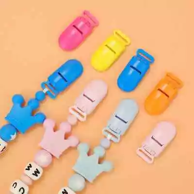 300Pcs/set Baby Pacifier Clips Holder Pacifier Infant Dummy Clip Pacifier Clip • $96.25