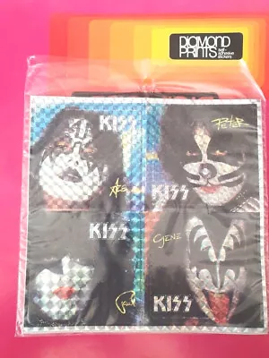 KISS Band Sticker Set Australia Licensed 1980 Diamond Prints PaulGenePeterAce • $25