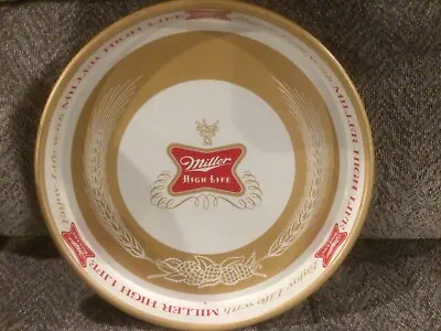 Miller High Life 13” Version Beer Tray Enjoy High Life W/ Miller High 1960sVG • $8.49