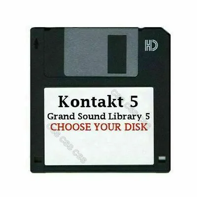 Kontakt Version 5 Floppy Disk Grand Sound Library 5 Choose Your Disk • $19.99