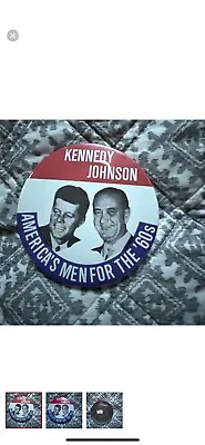 Kennedy Johnson Campaign Button • $10