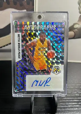 2021-22 Panini Mosaic Auto Mosaic Metta World Peace #AM-MWP Auto • $34.45