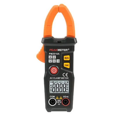 Peak-Meter PM2016A Mini Digital Amp Clamp Meter Multimeter AC/DC Peakmeter CAT3 • $18.50