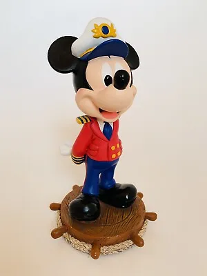 Disney Mickey Mouse Bobblehead Cruise Line Captain  9 Inch • $45