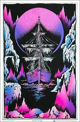 Ice Ship Blacklight Poster 23  X 35  • $14.49