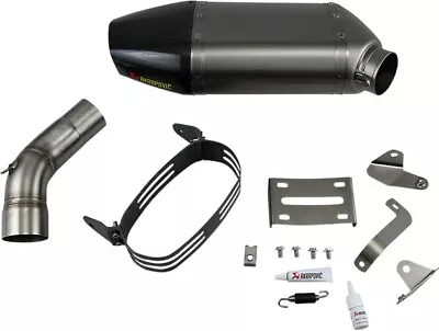 Akrapovic Slip-On Muffler Titanium/Carbon For Kawasaki ZX600P Ninja ZX-6R 07-08 • $905.17